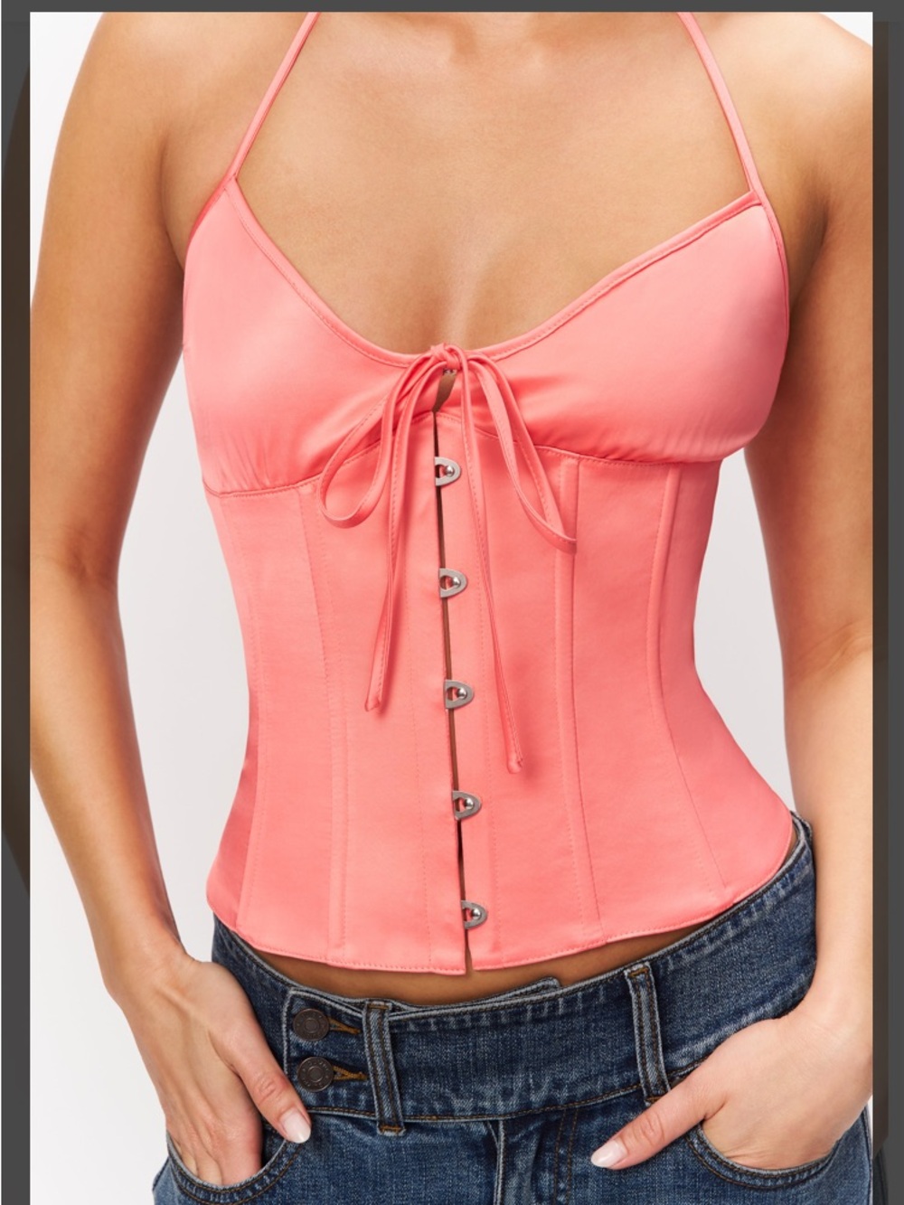Danielle Guizio Coral Marina Corset S